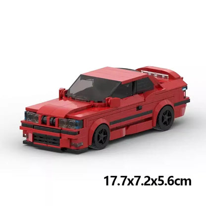 Bricklink Technical Car City Speed Champions M3 E30 E36 E46 GTR 635CSi 850CSi Vehicles Sets Building Blocks Toys Children Gift