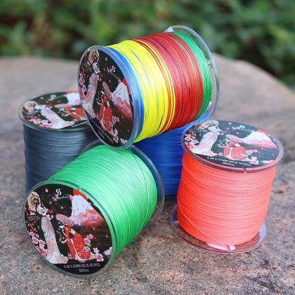 Sougayilang Braided Fishing Line X8 100/300 Drag 22~88LB Multifilament Japanese PE Line for Bass Pike Carp Fishing Accessories