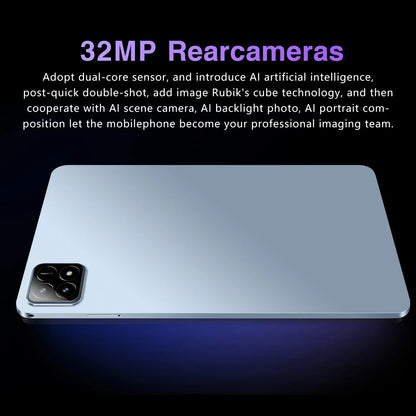 2024 Global Version Pad 6S Pro Tablet 11inch HD 4K Android 14 Snapdragon 888 16GB+1T 12000mAh 5G Dual SIM Bluetooth WiFi GPS Tab