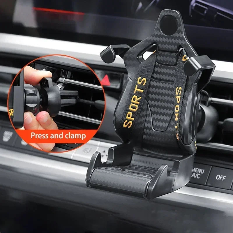 Car 360° Phone Mount for Car Phone Holder Mount Clip Mount Phone Holder, Car Vent Phone Mount for Car Cellphone Stand Air Vent