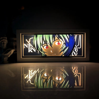 Anime One Piece Paper Cut Shadow Box Light Remote control model multiple colors Gamer Bedroom Decoration party present