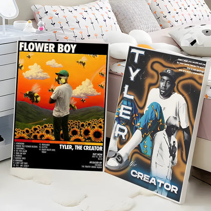Rapper Tyler The Creator DIY Sticky Poster Waterproof Paper Sticker Coffee House Bar Home Decor