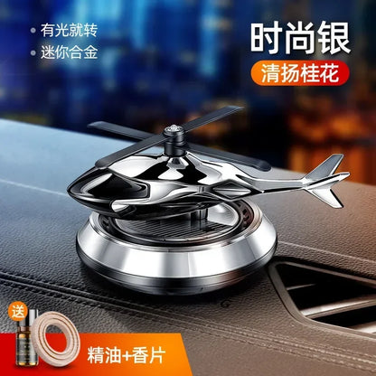 Solar Car Air Freshener Helicopter Propeller Fragrance Supplies Interior Accessories Decor Flavoring Original Perfume Diffuser