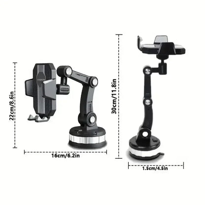 VIKEFON 360 Rotate Universal Car Phone Holder Moblie Windshield Mount Stand For iPhone Samsung HandFree Driving Car Phone Holder