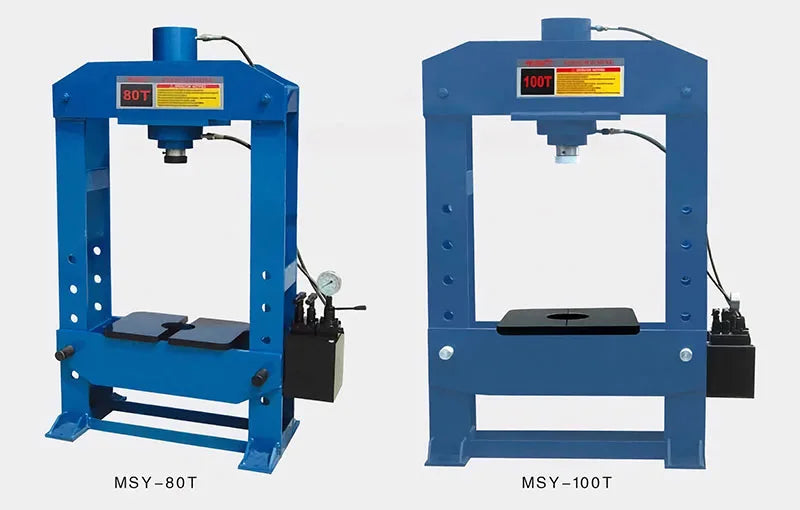 80 tonnage YL Series Gantry Electric Hydraulic Press Machine For bearing with hydraulic pump