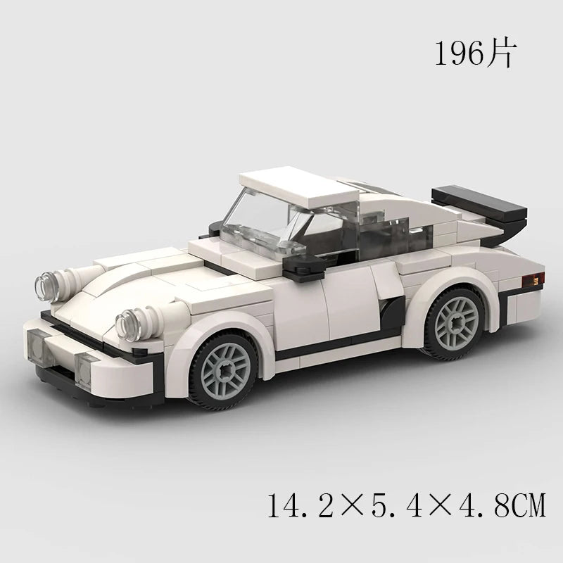 Racing Car City Speed Champions Sports Model Building Blocks DIY Bricks MOC Toy Classic Rally Super Racers Vehicle f1 technique
