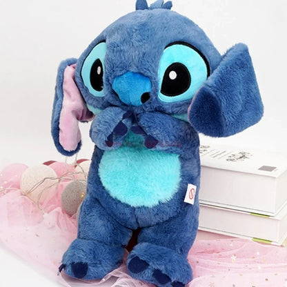 Stitch Kawaii Plush Doll Baby Sleeping Companion Sound Soothing Musical  Kawaii With Air Bag and Light Doll Breathing Gifts Toys