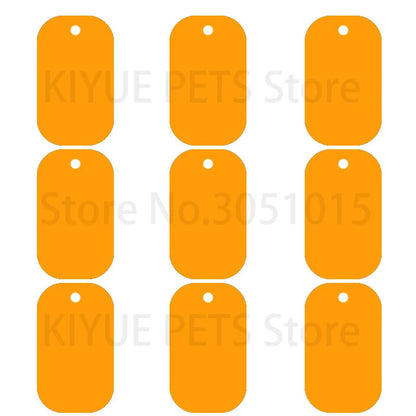 20Pcs Pet Id Dog Tag Aluminum Military Army ID Tag Name Blank Dog Tags Pendant Customized Logo laser Personalized engraving text