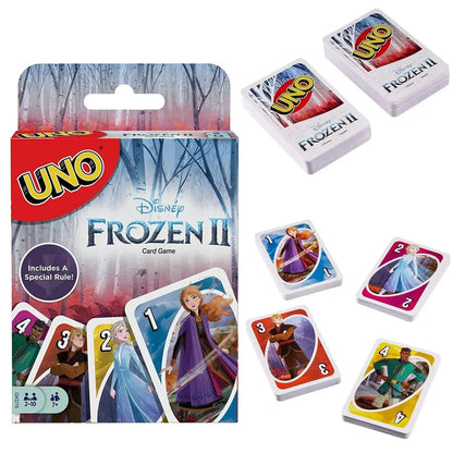 ONE FLIP! Board Games Playing Cards UNO Harry Narutos TOTORO Christmas Card Table Game for Children Adults Kid Birthday Gift Toy