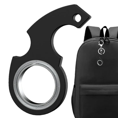 Boredom Party Gift Turntable Keychain Kid Fingertip Spinning Keyring Spinner Stress Toy Metal Fidget Toys Finger Keyring Relieve