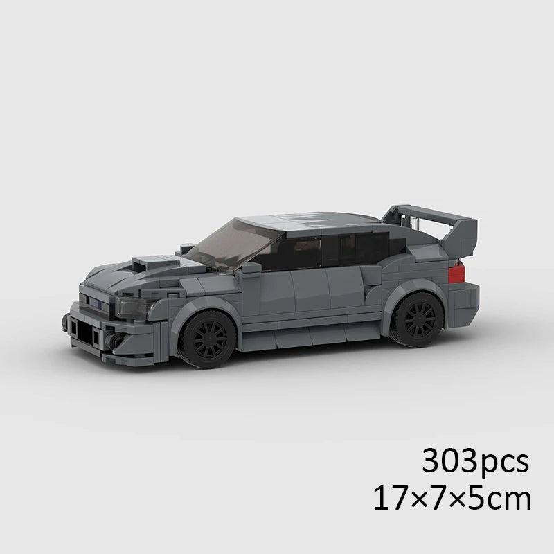 Racing Car City Speed Champions Sports Model Building Blocks DIY Bricks MOC Toy Classic Rally Super Racers Vehicle f1 technique