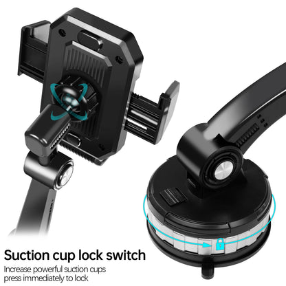 360° Universal Cell Phone Holder GPS PDA For Car Dashboard & Windshield Mount Stand Suction Car Trunk RV Desk Stand Accessories