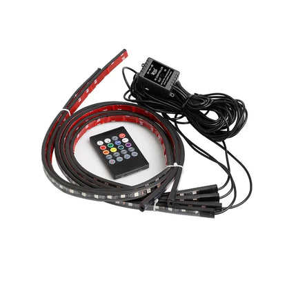 Attractive Car Atmosphere Lights, Colorful Chassis Light, LED Lights Strip Modified, Bluetooth APP Decorative Light Strip