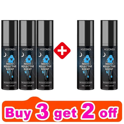 100ml Reflective Night Spray Paint For Night Riding Glow-in-The-Dark Paint Bright Spray Paint For Fabric Bicycles Skateboards