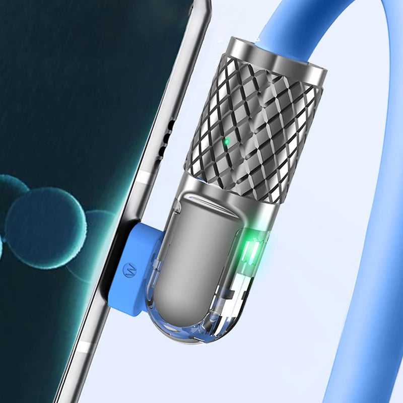 5A Super Fast Charge Type C Cable 180° Degree Rotation Elbow Cable for Xiaomi Samsung Phone Charger Liquid Silicone USB C Cable