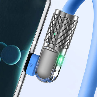 5A Super Fast Charge Type C Cable 180° Degree Rotation Elbow Cable for Xiaomi Samsung Phone Charger Liquid Silicone USB C Cable