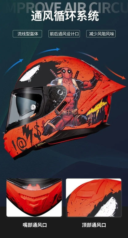 Sanrio Kuromi Cartoon Motorcycle Helmet Fashion Hello Kitty Scooter Helmet Cute High Quality Cute Helmet Four Seasons Gift