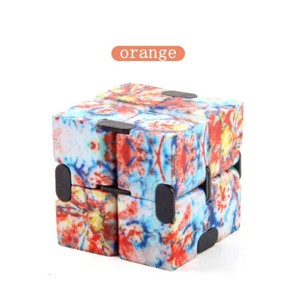 Starry Sky Infinity Cube Square Puzzle Toys Relieve Stress Hand Game Four Corner Maze Toys Children Adult Decompression fidget