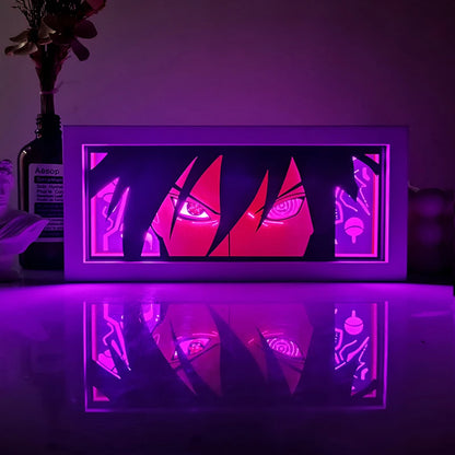 Anime One Piece Paper Cut Shadow Box Light Remote control model multiple colors Gamer Bedroom Decoration party present