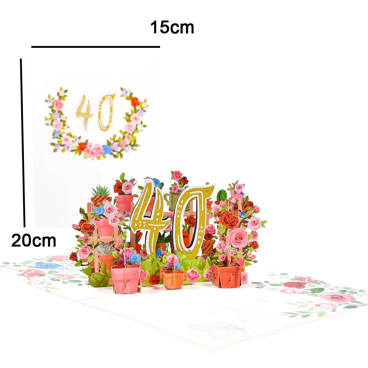 Tarjeta de aniversario emergente con números 1, 10, 28, 21 y 30 en 3D para cumpleaños, bodas