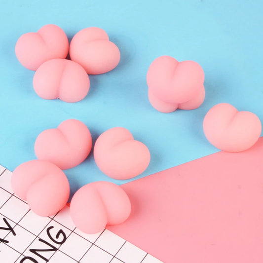 Lot de 10 mini boules de pêche en silicone pour soulager le stress et l'anxiété, accessoire de bricolage avec veilleuse, cadeau de fête