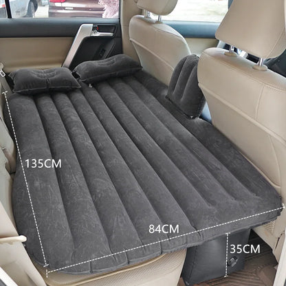 Matelas gonflable pour siège arrière de voiture 135 x 80 cm Articulé/divisé avec flocage gradué