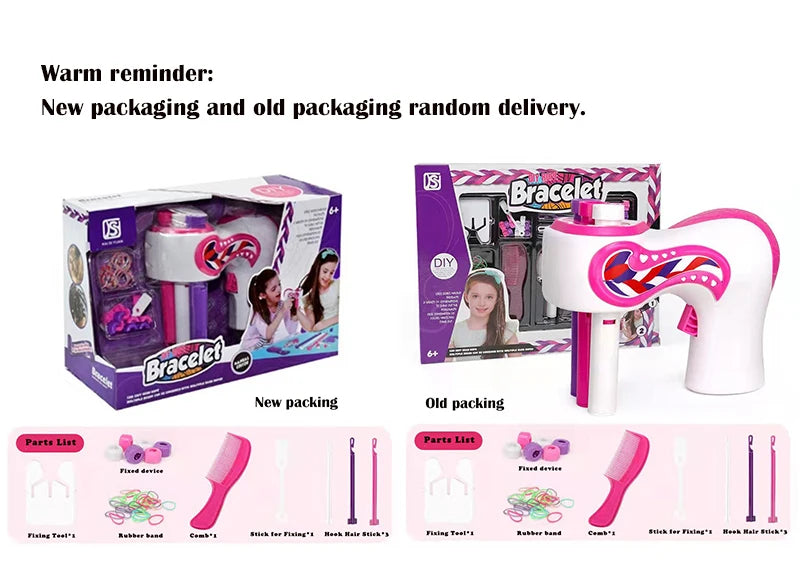 Automatic Hair BraiderElectric DIY Hair Weave Machine Twist Knitting Roll Twisted Braiding Hair Styling Tools Girl Gift
