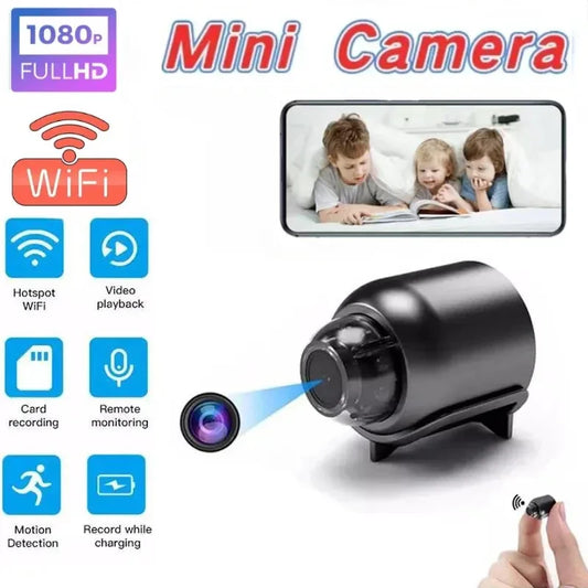 Mini caméra WiFi HD 1080P, sécurité intérieure, surveillance bébé, vision nocturne, caméscope IP, enregistreur audio et vidéo