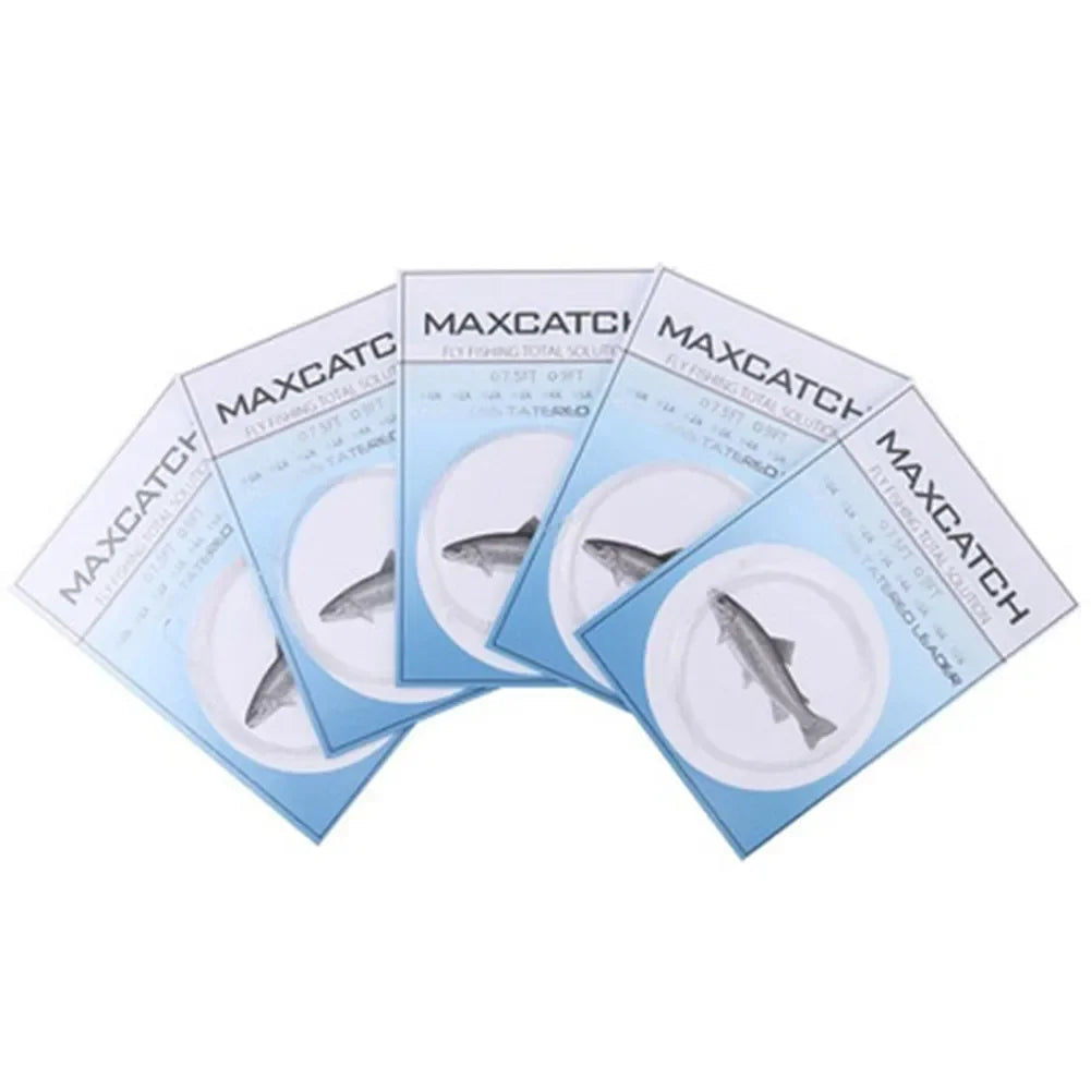 5Pcs Tapered Leader Fly Fishing Line 9FT 0X/1X/2X/3X/4X/5X/6X/7X 5Pcs Tapered Leader Fly Fishing Line 9FT Cords