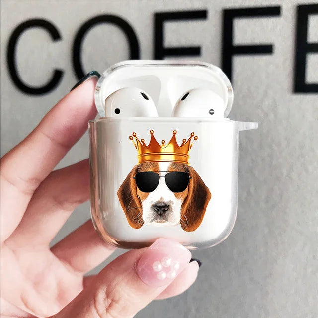 Beagle Cute Dog Airpod Cases 3 for 2 1 Pro Pods Gen Air Pods Pro Cover Funny Lovely Pet Earphone Cartoon Box Coque