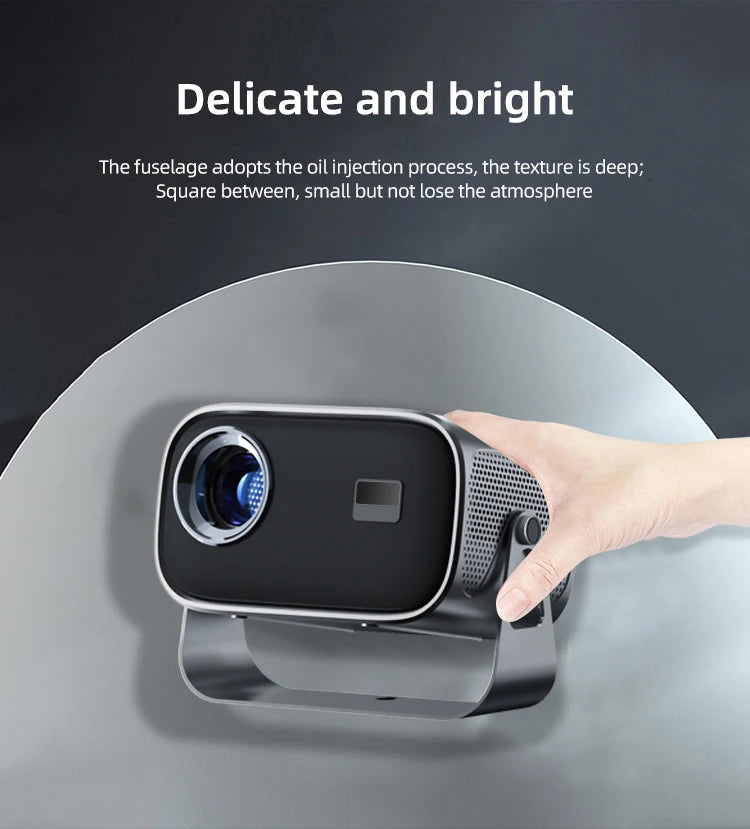 2024 Newest Portable Smart Android 13 Projector 1080p HD Low Noise Home Theater  Business Education 4K Short Throw Projectors