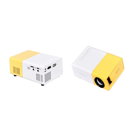 Mini projecteur LED YG300 Version améliorée Yg300 1000 lumens 320 x 240 P compatible HDMI USB Audio Home Media Player Beamer