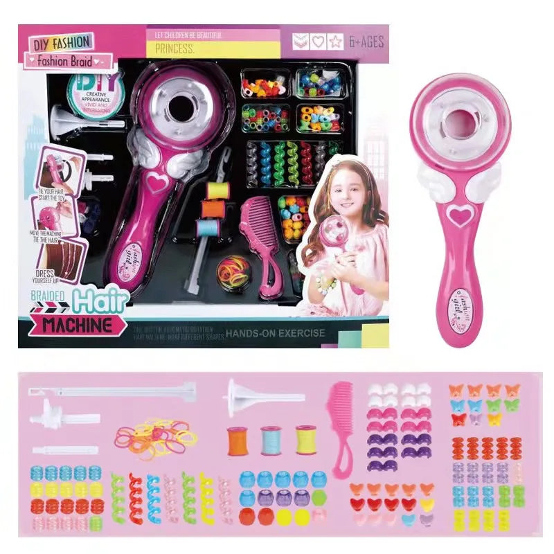 Automatic Hair BraiderElectric DIY Hair Weave Machine Twist Knitting Roll Twisted Braiding Hair Styling Tools Girl Gift