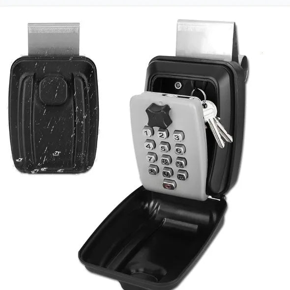 Portable Car Window Hanging Antitheft Code Key Box With 12Digits Code Waterproof Anti-theft Key Safe For Office Home Outdoor Use