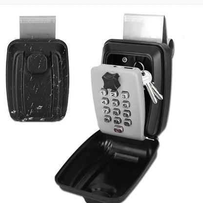 Portable Car Window Hanging Antitheft Code Key Box With 12Digits Code Waterproof Anti-theft Key Safe For Office Home Outdoor Use