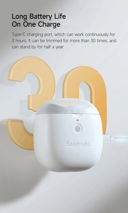 Seemagic Electric Automatic Nail Clipper Electric Nail Clipper With Light Baby Adult Nail Care