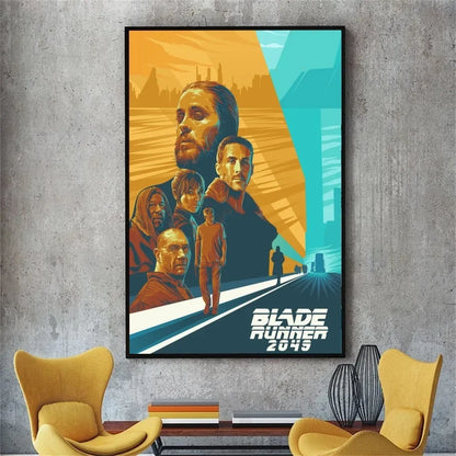 Blade Runner 2049 Movie Poster No Framed Poster Kraft Club Bar Paper Vintage Poster Wall Art Painting Bedroom Study Stickers