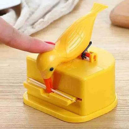Bird Toothpick Container Automatic Dispenser Toothpick Holder Home Decoration Kitchen Accessories