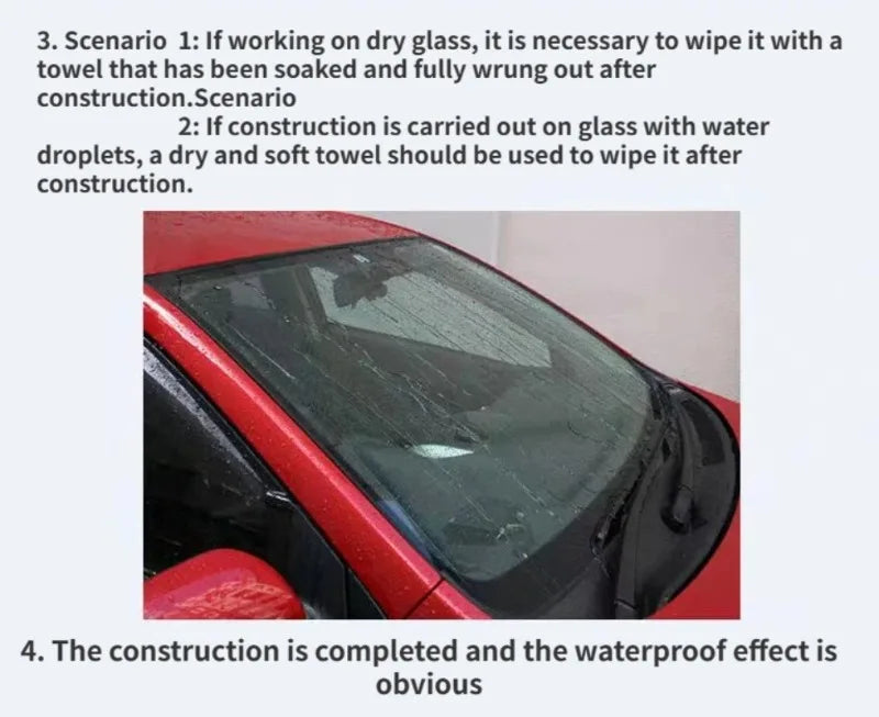 100ml Soft99 GLACO Car Windshield Glass Water Rain Repellent Fine Mist Nozzle Glass Hydrophobic Coating Anti-rain Treatment