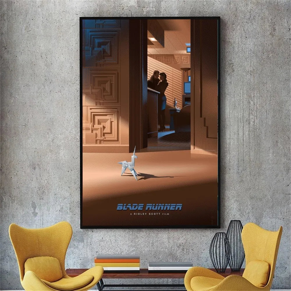 Blade Runner 2049 Movie Poster No Framed Poster Kraft Club Bar Paper Vintage Poster Wall Art Painting Bedroom Study Stickers
