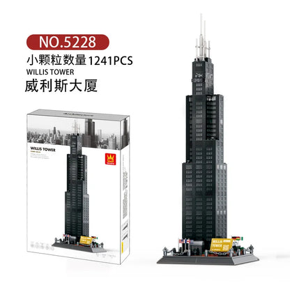 Wange Blocks World Architecture Building Bricks Castle Villa House Big Ben Church DIY Toys for Man Gifts Girl Adult Present