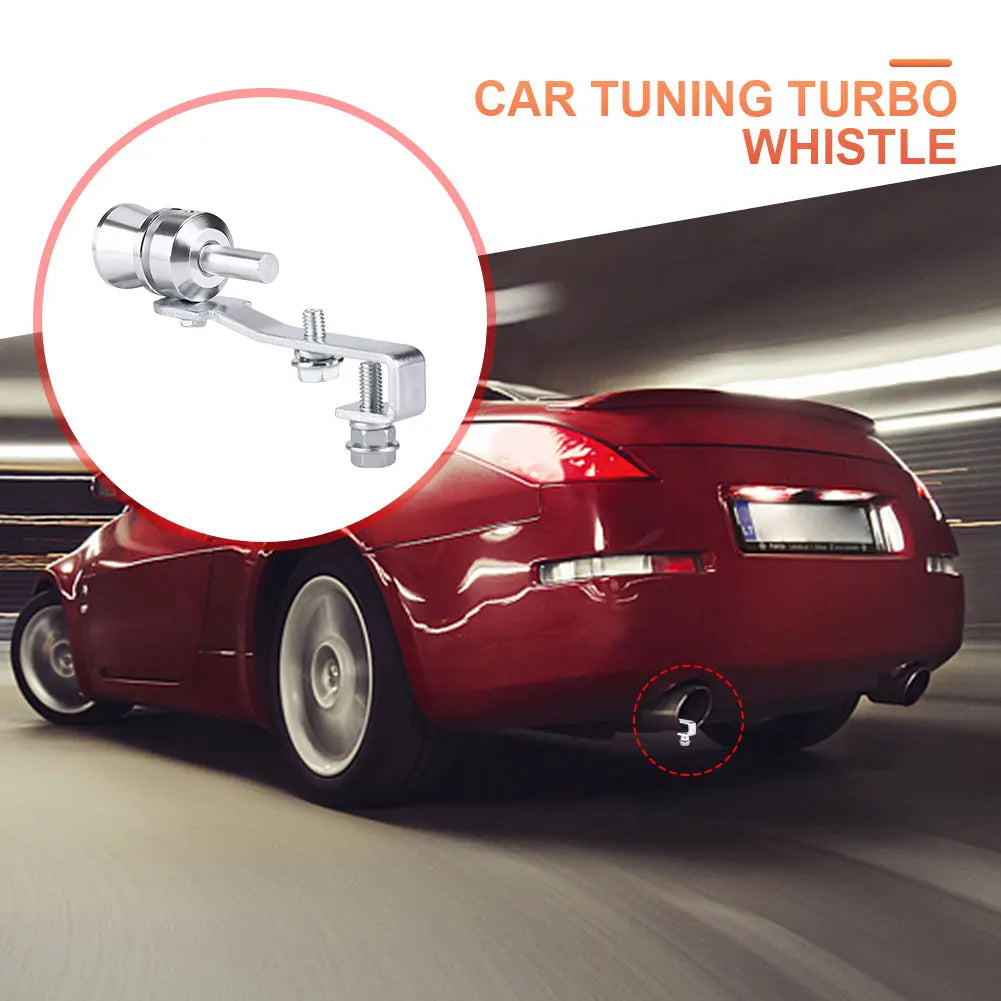 Aluminum Alloy Car Roar Maker Turbo Sound Whistle Universal Turbo Exhaust Whistle Sound Booster Blow Off for Car Styling Tunning