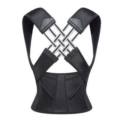 Faja correctora de postura para la espalda, correa de soporte ajustable para la espalda para prevenir la distorsión de la columna vertebral y la joroba, adecuada para hombres y mujeres