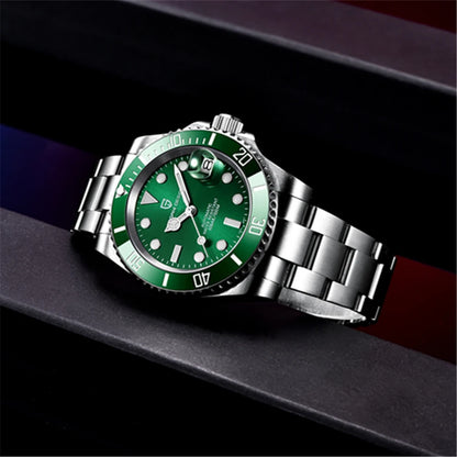 PAGANI DESIGN Men Automatic Mechanical Watches Luxury Sport Dive Clock NH35 Auto Date Sapphire 40MM Watch For Men reloj hombre