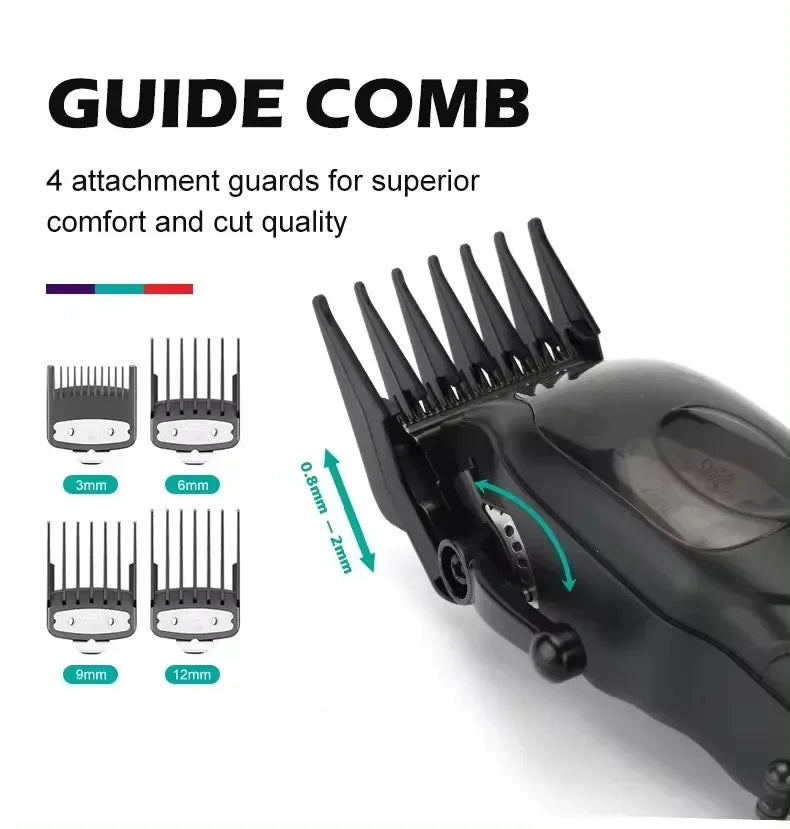 VGR Original Barber Professional Hair Clipper Beard Hair Trimmer For Men Electric Adjustable Haircut Machine Rechargeable V-269