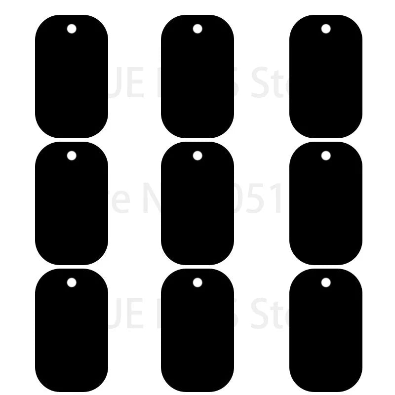 20Pcs Pet Id Dog Tag Aluminum Military Army ID Tag Name Blank Dog Tags Pendant Customized Logo laser Personalized engraving text