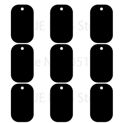 20Pcs Pet Id Dog Tag Aluminum Military Army ID Tag Name Blank Dog Tags Pendant Customized Logo laser Personalized engraving text