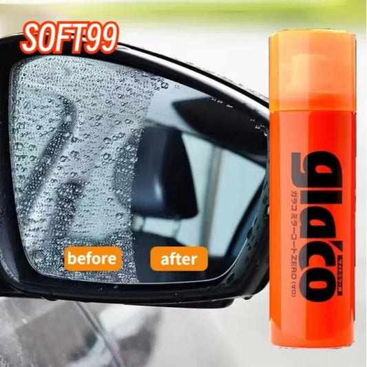 Soft99 Glaco Car Rearview Mirror Glass Water Repellent JDM Efficient Glass Hydrophobic Coating Anti-rain Treatment for Car Glass