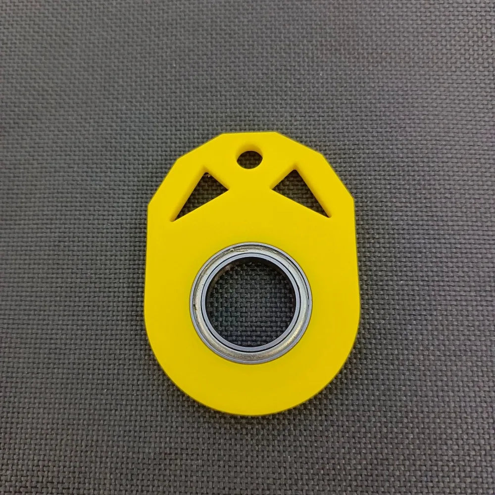 Alivia el aburrimiento Llavero Fidget Spinner Anti-Ansiedad Noctilucente Llavero Giratorio con Punta de Dedo Ligero Moderno Portátil