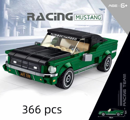 Racing Car City Speed Champions Sports Model Building Blocks DIY Bricks MOC Toy Classic Rally Super Racers Vehicle f1 technique